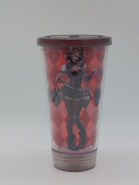 Red Harley Quinn Harlequin Graphic Tumbler